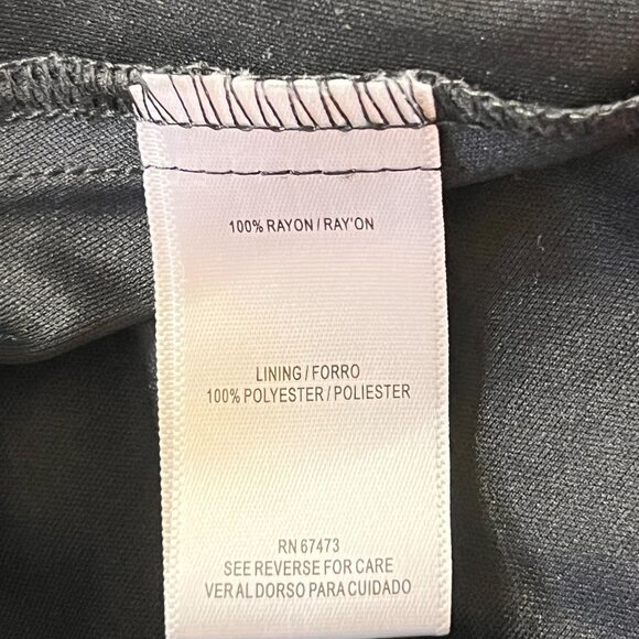 Maison Tara Plaid Tiered Dress Black White Lined Babydoll Back Zipper Short 4 - Picture 9 of 14